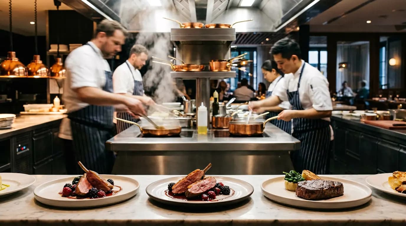 Fondo de restaurante